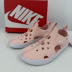 Nike Sunray Protect Water Shoes Sandals Size 13 Kid Girl’s Pink/White Closed Toe